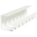 vidaXL Úložný box na káble pod stôl 2 ks Biela 43 x 10 x 10 cm Oceľ