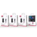 XO CC48 nabíjačka do auta 2x USB 2,4A čierna + kábel USB-C