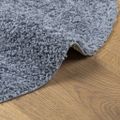 vidaXL Shaggy koberec PAMPLONA vysoký vlas moderný modrý Ø80 cm