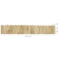vidaXL Trávnikové lemy 2ks 120 cm impregnované borovicové drevo