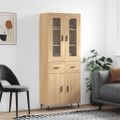 vidaXL Vysoká skrinka dub sonoma 69,5x34x180 cm spracované drevo