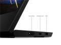 Lenovo ThinkVision/M15/15,6"/IPS/FHD/60Hz/6ms/Čierna/3R LED monitor, prenosný, 15,6", IPS, 1920x1080, 16:9, 250 cd/m2, 1000:1, 6 ms, 2x USB typ C, energetická trieda C, čierna