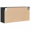 vidaXL Skriňa na topánky 103 x 30 x 51 cm Kompozitné drevo Čierny dub