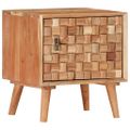 vidaXL Nočný stolík 42x35x45 cm akáciový masív