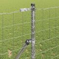 vidaXL Euro plotový základ 10 x 1,4 m Pozinkovaná oceľ Strieborná