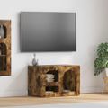 vidaXL TV skrinka ELST 60 x 35 x 40 cm Dymová dub Kompozitné drevo