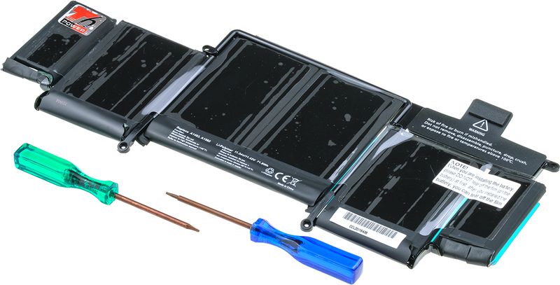 Batéria T6 Power pre Apple MacBook Pro 13'' Retina (2013, 2014, 2015), 6330mAh, 71,8Wh, 6cell, Li-pol