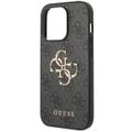 Puzdro Guess pre iPhone 15 Pro Max 6,7" GUHCP15X4GMGGR sivé HC PU Leather 4G Metal Logo