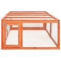vidaXL Králikáreň 183x90x46,5 cm masívne jedľové drevo