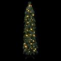 vidaXL Umelý predsvietený vianočný stromček s 80 LED 150 cm
