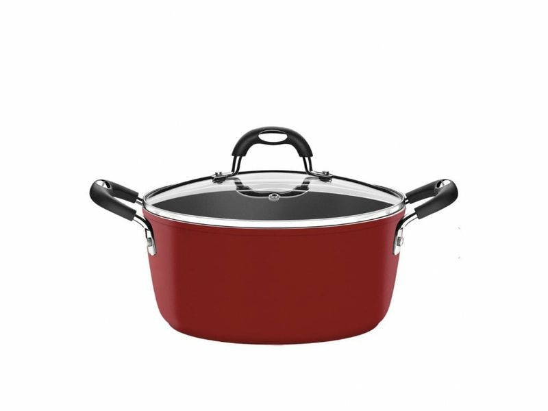 Tramontina 28705/728 Monaco Induction hrniec 28cm/6,4l/červená