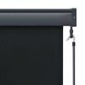 vidaXL Vonkajšia zatemňovacia roleta 140x250 cm antracitová