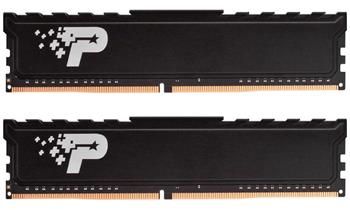 Patriot/DDR4/16GB/3200MHz/CL22/2x8GB/Black Operacní pamet, DDR4, DIMM, 16GB (2x 8GB kit), 3200MHz, CL22, 1,2V, s chladicem
