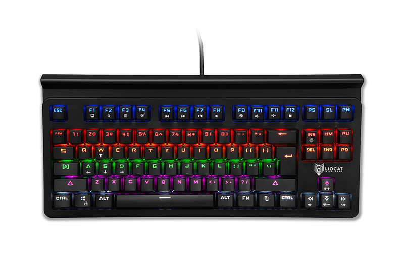 Liocat herná klávesnica KX 365+ C mechanická qwerty outemu modrá čierna