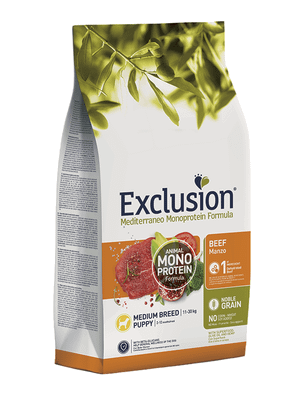 EXCLUSION NGPBM12 PUPPY MEDIUM granule pre šteniatka stredne veľkých plemien - hovädzie, 12kg