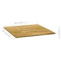 vidaXL Stolová doska dubové drevo štvorcová 23 mm 80x80 cm