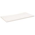 vidaXL Doska stolíka biela 100x60x2,5 cm masívne borovicové drevo