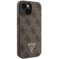 Puzdro Guess pre iPhone 15 Plus 6,7" GUHCP15MP4TDSCPW hnedé tvrdé puzdro Crossbody 4G Metal Logo