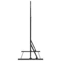 vidaXL Stanica na príťahy Čierna 100,5 x 102 x 234,5 cm