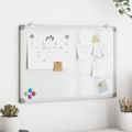 vidaXL Magnetická biela tabuľa 60x40x1,7 cm hliník
