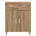 vidaXL Servírovacia skriňa dub artisan 34 x 69.5 x 89 cm