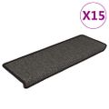vidaXL Samolepiace nášľapy na schody vzhľad sisalu 15 ks 65x21x4 cm
