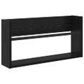 vidaXL Regál na časopisy Čierny dub 60 x 12 x 30 cm Kompozitné drevo