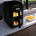 TESLA AirCook DualZone Q670 XXL - multifunkčná duálna digitálna horkovzdušná fritéza