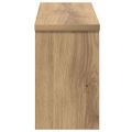 vidaXL Vešiak na stenu Nástenná montáž Remeselný dub 50 x 16 x 26 cm
