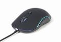 Gembird MUS-UL-02/Ergonomická/Optická/Pre pravákov/2 400 DPI/Drôtová USB/Čierna