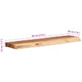 vidaXL Nástenné police 2 ks 60x20x3,5 cm, akáciový masív