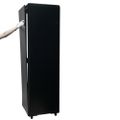 ADEX Stojanový rozvádzač 32U, 600mm, čierny, rozložený, sklenené dvere