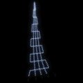 vidaXL LED Vianočný stromček so zemnými kolíkmi Studená biela 511 cm