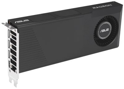 ASUS TURBO AI PRO R9700 32G / 32GB GDDR6 / PCI-E / 3x DP / 1x HDMI / 2 slot Grafická karta, 32GB GDDR6, 4096 stream procesoru, 128 AI akcelerátoru, 1531 TOPS, PCIe 5.0, 2slotová, turbínové chlazení