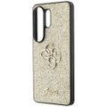 Obal Guess Fixed Glitter Big 4G Metal Logo pre Samsung Galaxy S26 Ultra zlatý