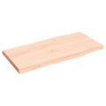 vidaXL Stolová doska 80x40x(2-4) cm neošetrený masív živé hrany