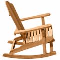 vidaXL Adirondack hojdačka 2 ks Hnedá Tíkový masív