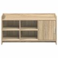 vidaXL Skriňa na topánky s úložiskom Dub sonoma 100 x 39,5 x 51 cm