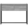 vidaXL Koncový stôl Sivý Sonoma 100 x 36 x 75 cm Kompozitné drevo