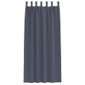 vidaXL Záclony na zatemnenie s krúžkami 2 ks Antracitová 245 x 140 cm
