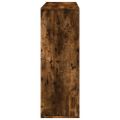 vidaXL Knižnica/deliaca stena dymový dub 100x33x94,5 cm