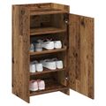 vidaXL Skriňa na topánky Staré drevo 48 x 36 x 92 cm Kompozitné drevo