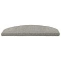 vidaXL Samolepiace schodové rohože 15 ks 80 x 24,5 x 3,5 cm Svetlosivá