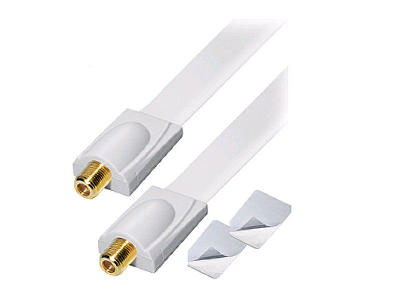 Koaxiálna průchodka 25 cm PROFI BÍLÁ