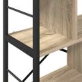 vidaXL Regál na knihy 5 úrovní 75 x 30 x 91 cm Kompozitné drevo