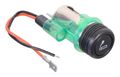 Zapalovač Compass 07402 12 V do auta s osvietom EURO