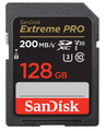 SanDisk memory card 128GB Extreme Pro SDXC C10 V30 UHS-I U3