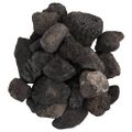 vidaXL Sopečné kamene 25 kg čierne 5-8 cm