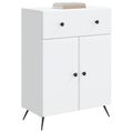 vidaXL Servírovacia skriňa Biela 66 x 34,5 x 90 cm Kompozitné drevo