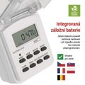 Spínacia digitálna zásuvka EMOS P5507N vonkajšia IP44